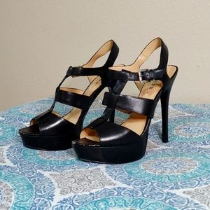 BLK Strappy GUESS Stilettos